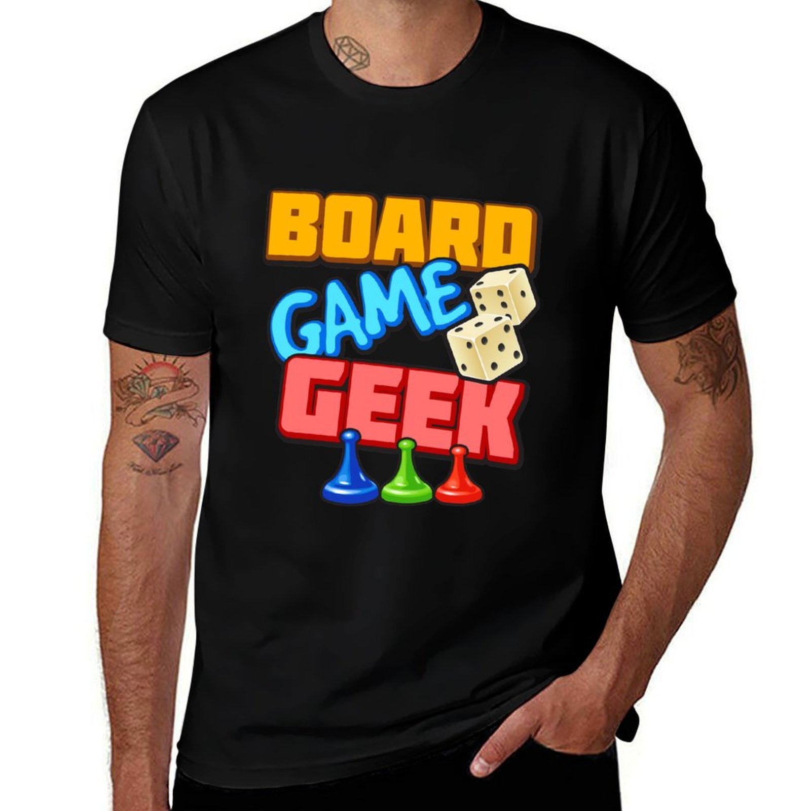 Board Game Geek - Board Game Geek T-Shirt Modern Print