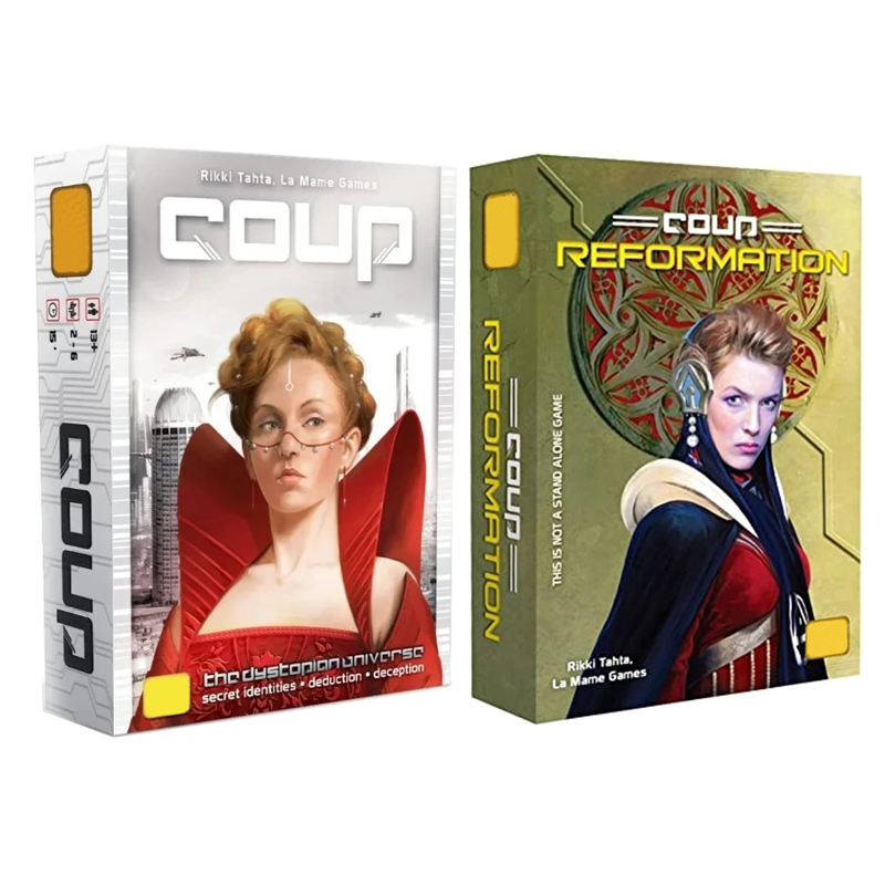 Board Game Avalon - New Coup Boards and Cards |