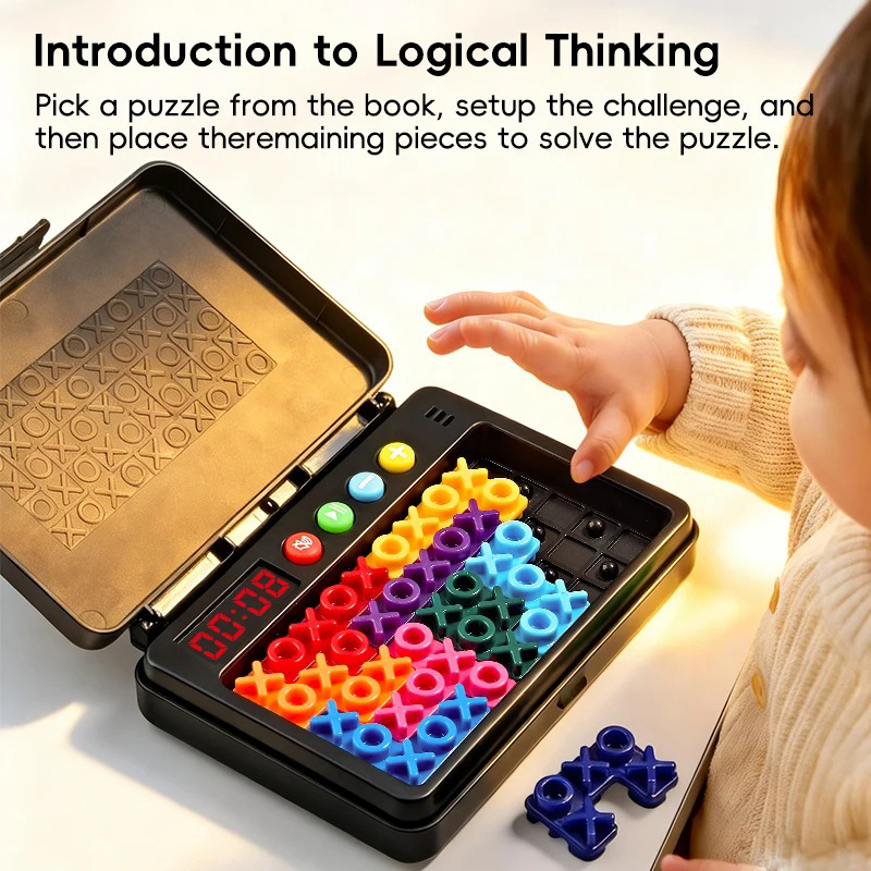 KNYYSECQ Smart XO Puzzle Child - Board Game With Questions review and price
