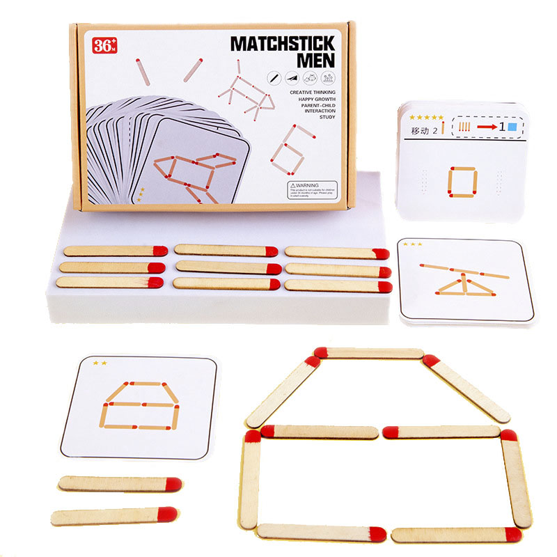 Montessori Matches Puzzles Gam - Board Game Ideas review and price
