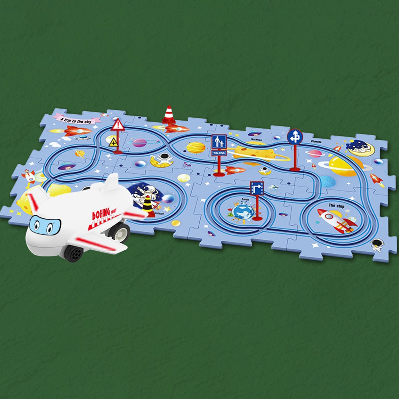 Slot Rail Race Car Track Toys  - Board Game Race Track review and price