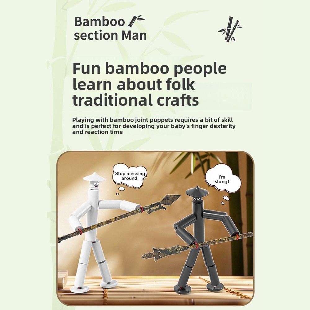 Two-player Battle Bamboo Man B - Board Game With Questions review and price