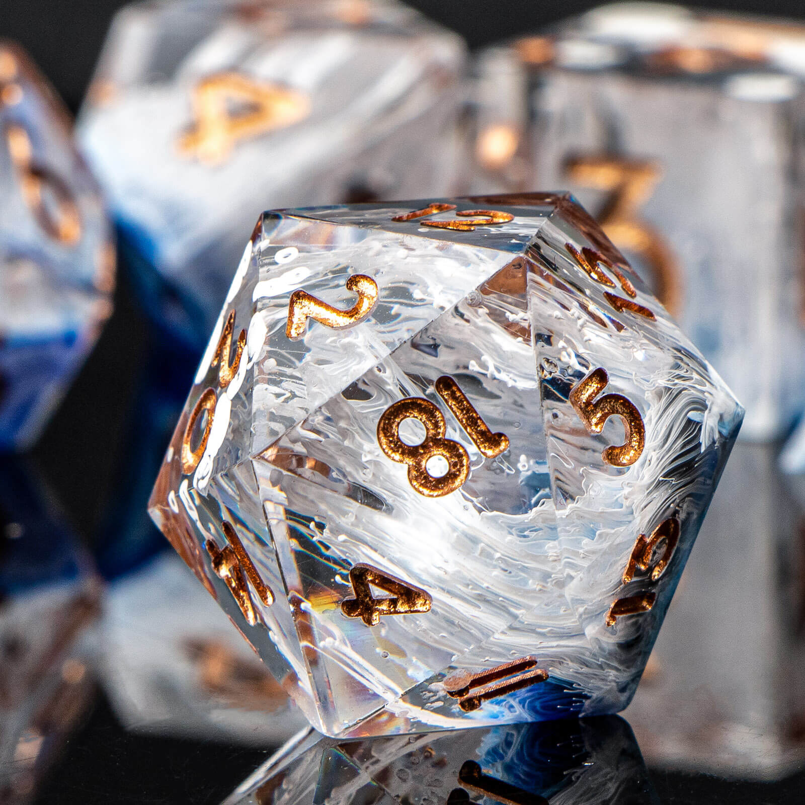 Resin Sharp Edged DND Dice, Ha - Board Game Dungeons And Dragons review and price