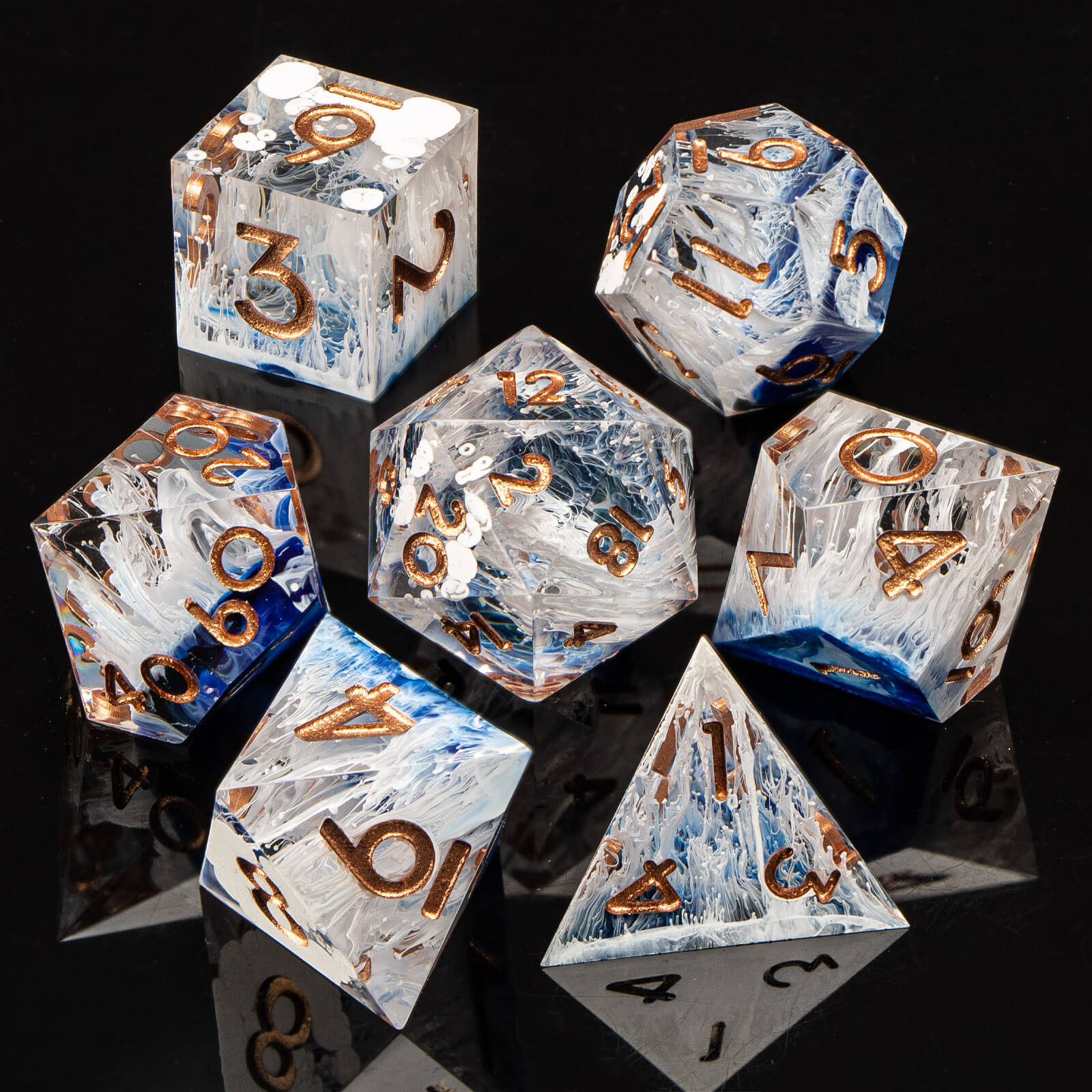 Resin Sharp Edged DND Dice, Ha - Board Game Dungeons And Dragons review and price