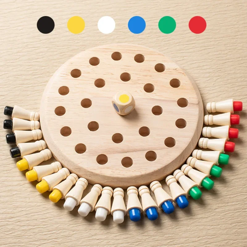 1PC Wooden Memory Match Stick  - Board Game With Questions review and price