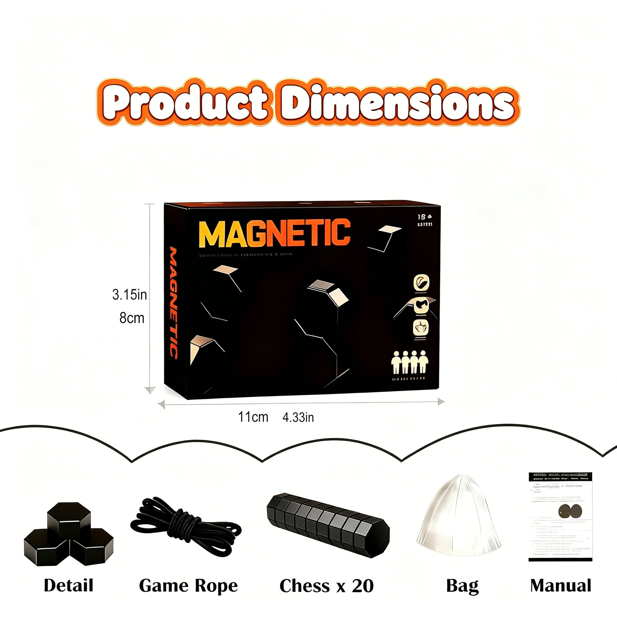 Party Games Magnetic Stones Ga - Board Game Cafe review and price