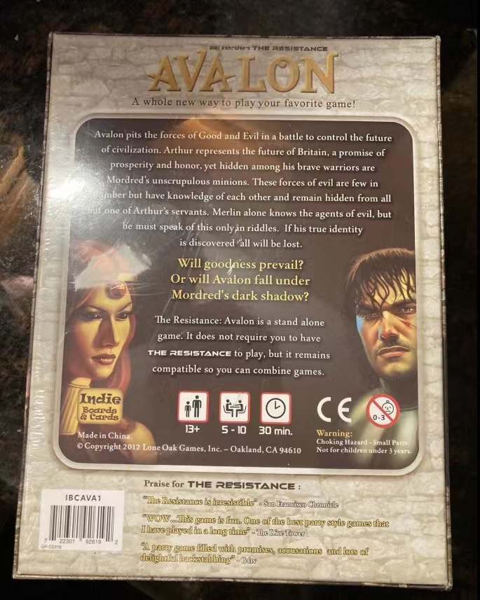 Indie Boards and Cards | The R - Board Game Avalon review and price