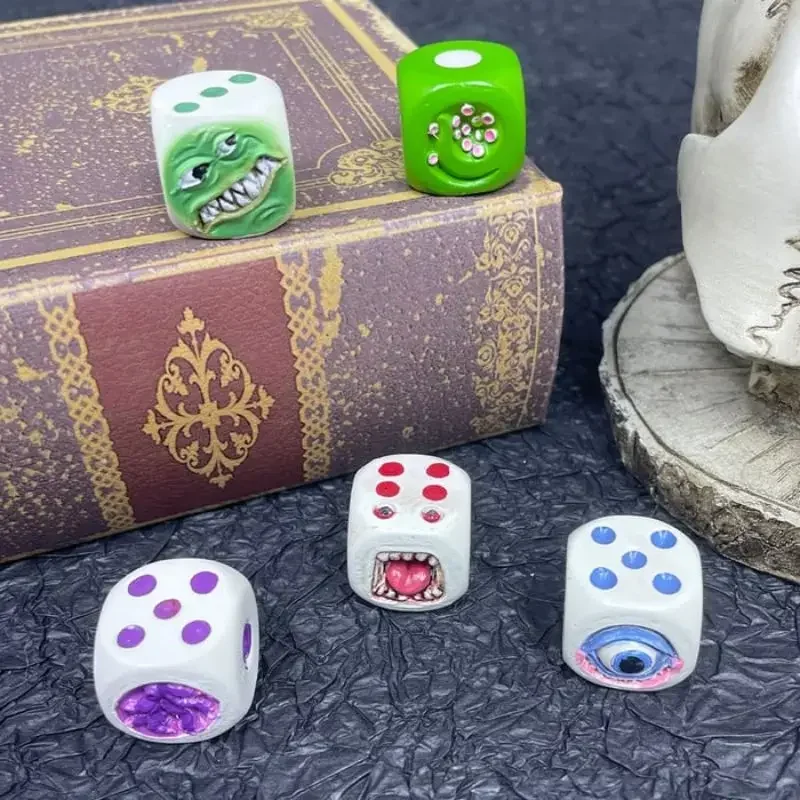 Resin Monster Face Dice Set Ha - Board Game Dungeons And Dragons review and price